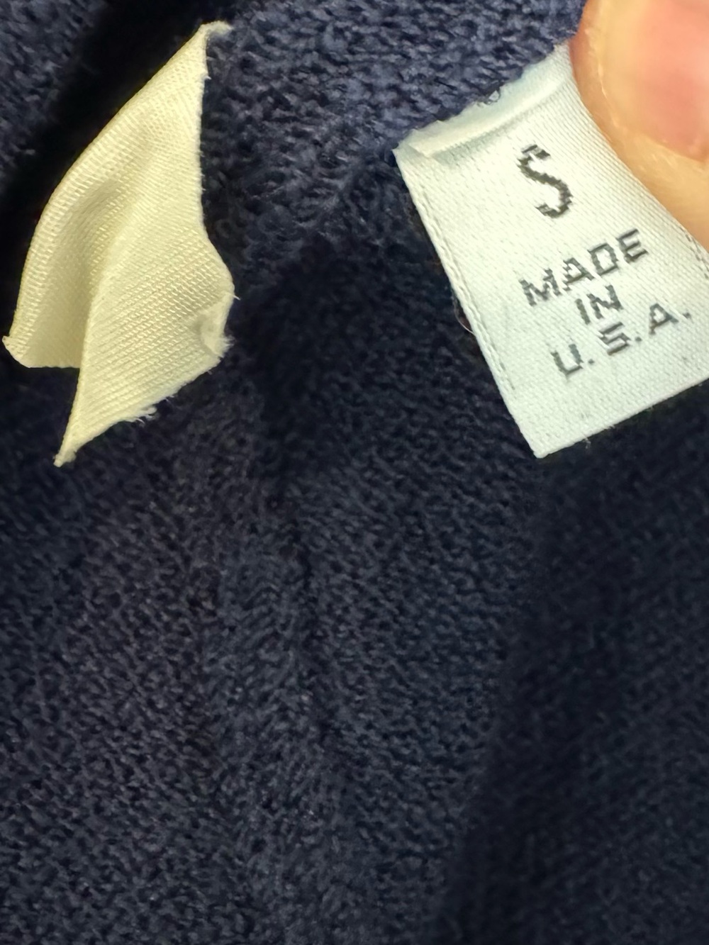 St John Crested Nautical Navy Zip Up Jacket Santana Knit Vintage USA Small - Picture 10 of 12